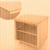 Thumbnail image #3 for Advance Tabco Open Front Cabinet Base Work Table with Mid-Shelf, 72 x 24 Inches, 14 Gauge 304 Stainless Steel Top