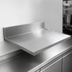 Thumbnail image #3 for John Boos Stainless Steel Countertop with 6-Inch Boxed Backsplash, 96 x 30 x 1-1/2 Inches