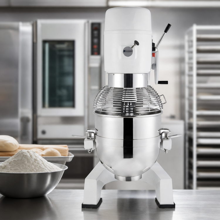 Product image #4 for Eurodib 60 Qt Floor Model Planetary Mixer, 208V, 3-Phase, Gear Driven, #22 Hub
