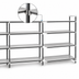 Thumbnail image #3 for Cambro Camshelving Elements XTRA 4-Tier Solid Stationary Add-On Shelving Unit, 30-Inch W x 21-Inch D x 72-Inch H, Speckled Gray