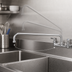 Thumbnail image #3 for T&S Brass B-0230-M Wall-Mount Sink Mixing Faucet with 18-Inch Swing Nozzle and 8-Inch Centers