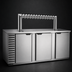 Thumbnail image #3 for Beverage-Air DD94HC-S-12T 12-Tap Solid Door Direct Draw Beer Dispenser, 5 Half-Keg Capacity