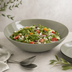 Thumbnail image #3 for American Metalcraft Crave Collection 10 Qt Round Melamine Serving Bowl, 16-Inch, Shadow Gray