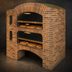 Thumbnail image #3 for Marsal MB-60 Stacked Gas Double Deck Pizza Oven with Two 36 x 60 Inch Chambers