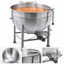 Thumbnail image #3 for Legion LS-80 80-Gallon Stationary Direct Steam Kettle with Full Jacket and 304 Stainless Steel Liner