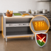 Thumbnail image #3 for Dinex ServeXpress DXPDME4DS 4-Well Electric Stationary Hot Food Counter with Enclosed Base