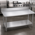 Thumbnail image #3 for Duke 400-Series Stainless Steel Work Table with 5-Inch Riser and Stainless Undershelf, 48 x 36 Inches