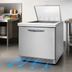 Thumbnail image #3 for Continental Refrigerator Mighty Top 32-Inch Front-Breathing Sandwich Prep Table with 12-Pan Rail and 1 Door