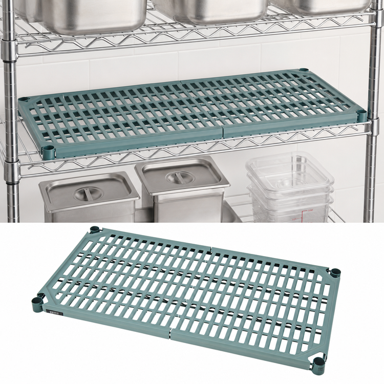 Product image #3 for Quantum 60 x 18 Inch Polymer Shelf Mat for Wire Shelves