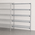 Thumbnail image #3 for Eagle Group 5-Tier Add-On Wire Shelving Unit, 72 x 21 x 86 Inches, Chrome-Plated