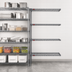 Thumbnail image #3 for Eagle Valu-Master 4-Tier Add-On Wire Shelving Unit, 30 x 18 x 74 Inch, Pewter Gray Epoxy