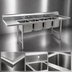 Thumbnail image #3 for Eagle Group 314 Series Four-Compartment Stainless Steel Sink with Double 24-Inch Drainboards