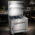 Thumbnail image #3 for Southbend Platinum 36-Inch Heavy Duty Gas Range with 4 Open Burners, 12-Inch Hot Top and Cabinet Base