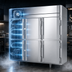 Thumbnail image #3 for Victory UltraSpec Extra-Wide Three-Section Self-Contained Reach-In Freezer with Six Wide Half-Height Solid Hinged Doors