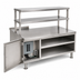 Thumbnail image #3 for Randell Modular Chef Service Counter Right Section with Breaker Panel, 76.5 Inch, Stainless Steel