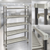 Thumbnail image #3 for Cambro Camshelving Elements XTRA High Density Top Rail Stationary Starter Unit, 24 in. D x 60 in. L x 81 in. H, 5-Tier Track Shelving
