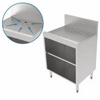 Thumbnail image #4 for Perlick Corporation Top Shelf TS24SC 24-Inch Freestanding Stainless Steel Underbar Storage Cabinet with Drainboard Top