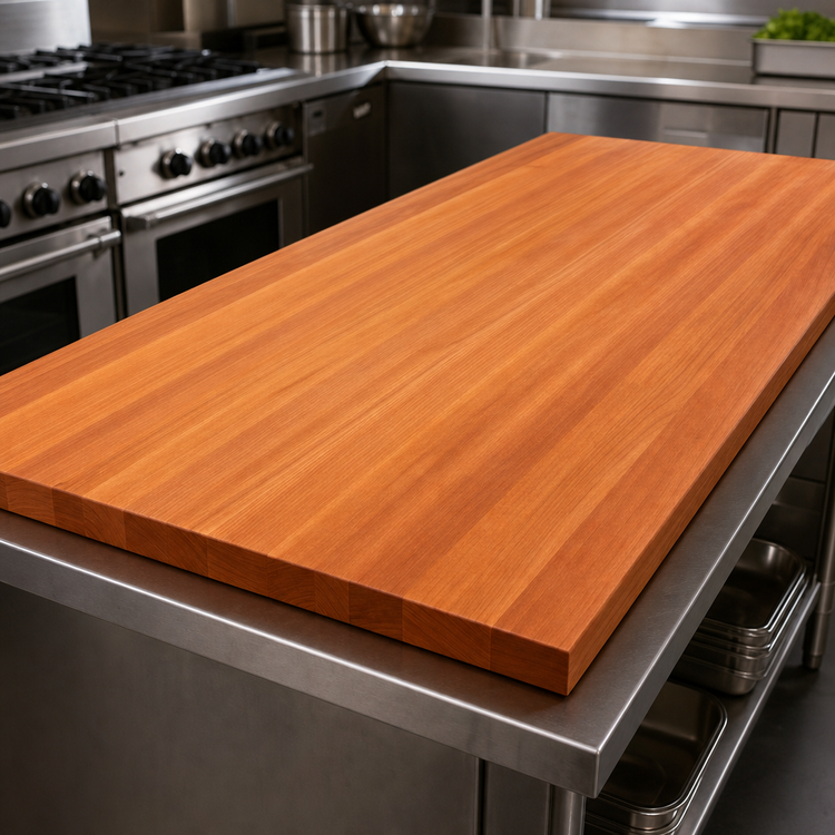 Product image #3 for Boos Block American Cherry Edge Grain Kitchen Countertop, 144 x 38 x 2-1/4 Inch