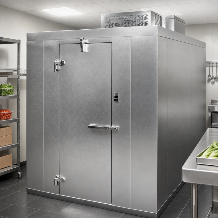 Product image #3 for Master-Bilt QS Series 10' x 10' Indoor Walk-In Freezer with Floor, 7'7" High, Capsule Pak ECO R290 Refrigeration