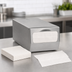 Thumbnail image #3 for Dispense-Rite Countertop 1-Sided Full-Fold Napkin Dispenser with Brushed Satin Steel Faceplate