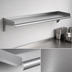 Thumbnail image #3 for Eagle Group 72 Inch x 12 Inch Wall-Mounted Stainless Steel Shelf, 14 Gauge 304