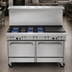 Thumbnail image #3 for Southbend Ultimate 60-Inch Gas Restaurant Range with 4 Burners, 36-Inch Charbroiler and 2 Convection Ovens
