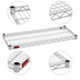 Thumbnail image #3 for Eagle Group QuadTruss 60-Inch x 24-Inch Stainless Steel Wire Shelf, 600 lb. Capacity