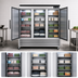 Thumbnail image #3 for Maxx Cold Three-Section Reach-In Freezer, 66.7 Cu. Ft., Bottom-Mount Self-Contained, Stainless Steel