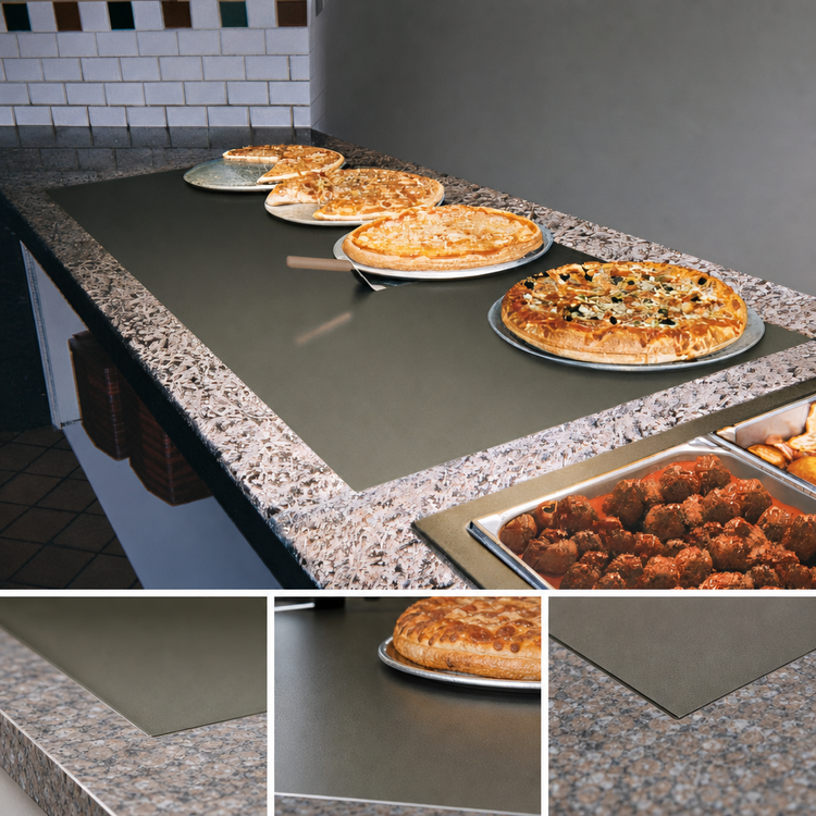 Product image #3 for Hatco Glo-Ray Built-In Flush Top Heated Shelf, 31.5 x 21 Inch Hardcoat Aluminum Surface