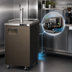 Thumbnail image #3 for Everest Refrigeration ECF1 Nitro Cold Brew Coffee Dispenser, 1-Section, 23-1/2 Inch Wide, 8 Cu. Ft., Rear-Mounted Self-Contained Refrigeration