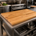 Thumbnail image #3 for John Boos Appalachian Red Oak Blended Edge Grain Island Countertop, 72 x 38 x 1-1/2 Inch Thick, Varnique Finish