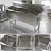 Thumbnail image #3 for John Boos Pro-Bowl 3-Compartment Floor Model Stainless Steel Sink with 18 x 24 x 14-Inch Bowls