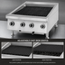 Thumbnail image #3 for Garland UTBG24-AR24 Heavy Duty Gas Radiant Countertop Char-Broiler with Adjustable Cast Iron Grates, 23-5/8 Inch, 72,000 BTU