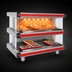 Thumbnail image #3 for Hatco Glo-Ray Designer Horizontal Countertop Hot Food Display Warmer, 2-Shelf