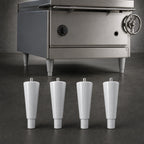 Thumbnail image #3 for Hoshizaki LP-6P LEG 4-Leg 6-Inch Galvanized Support Package for Braising Pans and Tilt Skillets
