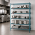 Thumbnail image #3 for EagleGard 5-Tier Stationary Wire Shelving Starter Unit, 72