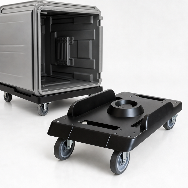 Product image #4 for Cateraide IT End Loader Dolly with Casters for IT400, Black