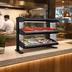 Thumbnail image #3 for Hatco Horizontal Heated Countertop Food Merchandiser with LED Lighting, Dual Shelf, 36-Inch Wide