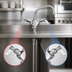 Thumbnail image #3 for Fisher Single-Hole Deck-Mount Dual Control Faucet with 6-Inch Swing Spout and Lever Handles