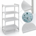 Thumbnail image #4 for Cambro Camshelving Premium 4-Shelf Solid Stationary Starter Unit, 18 x 54 x 64 Inch, Speckled Gray