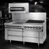 Thumbnail image #3 for Titan JMRH-48G 48 Inch Modular Heavy-Duty Gas Griddle Top Range with Manual Controls