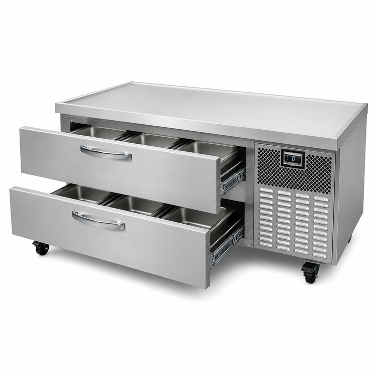 Product image #3 for Continental Refrigerator D60GFN One-Section Freezer Griddle Stand with Two Drawers