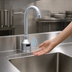 Thumbnail image #3 for Electronic Sensor Touchless Deck-Mount Faucet with 3-1/2-Inch Gooseneck Spout and Adjustable Temperature