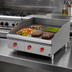 Thumbnail image #3 for Lang LG Series 24-Inch Gas Countertop Griddle with 30-Inch Deep Smooth Steel Plate and Solid State Thermostats