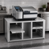 Thumbnail image #3 for RATIONAL Stainless Steel Equipment Stand for iVario 2-XS with 2 Pull-Out Shelves and GN Rails