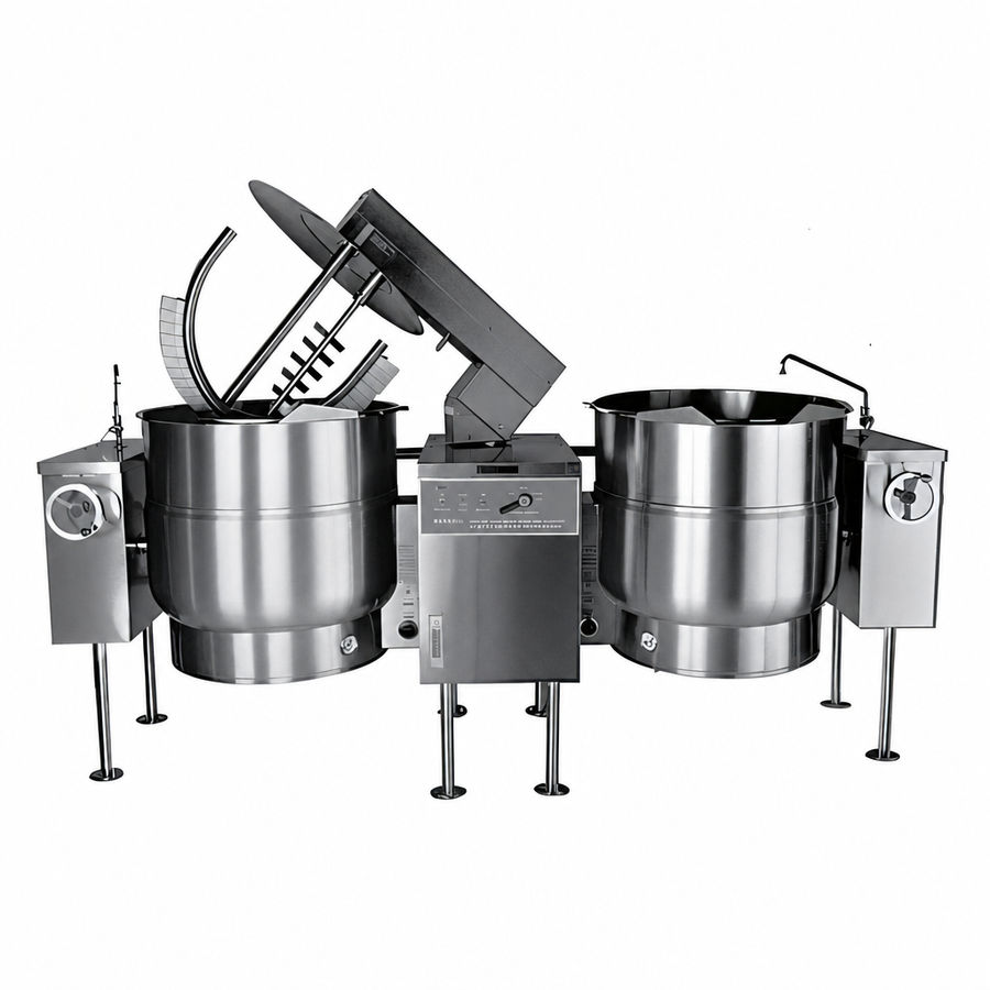 Twin 60-Gallon Kettles