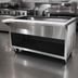 Thumbnail image #3 for Heavy Duty Ice-Cooled Stainless Steel Serving Counter with Enclosed Base, 2-Pan, 31-13/16 Inch Wide