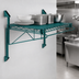 Thumbnail image #3 for Quantum Cantilever Single Shelf Post Wall-Mount Shelf Kit, 24 x 18 Inch, Green Epoxy