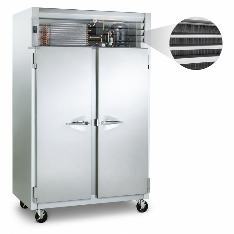 Product image #3 for Traulsen Dealer's Choice G22013 2-Section Reach-In Freezer with Full-Height Solid Doors