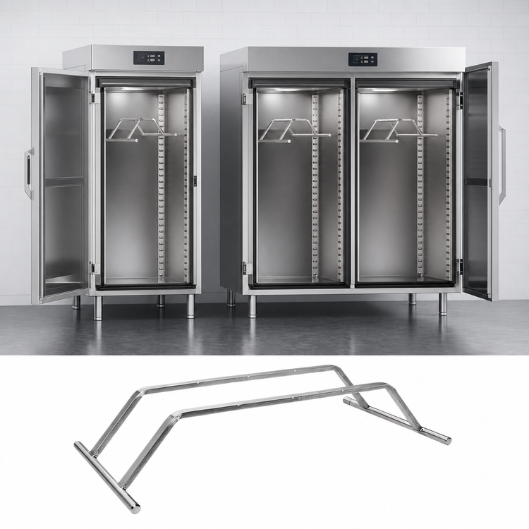 Product image #3 for Stainless Steel Double Hanger Accessory for UX 1500 / UX 1550 PRO (S) Curing Cabinets